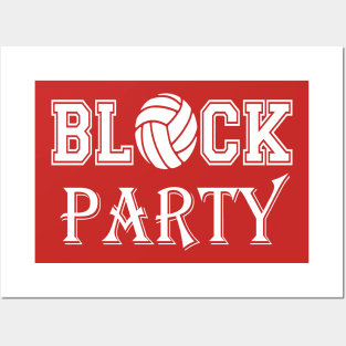 Block Party Volleyball Posters and Art